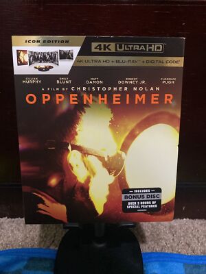 Oppenheimer Icon Edition (4K UHD + Blu-ray + Digital) Walmart U.S. Edition