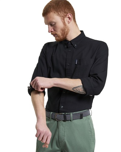 Ben Sherman Mens Button-Down Collar Oxford Shirt, Long Sleeved, Regular Fit - Picture 66 of 78