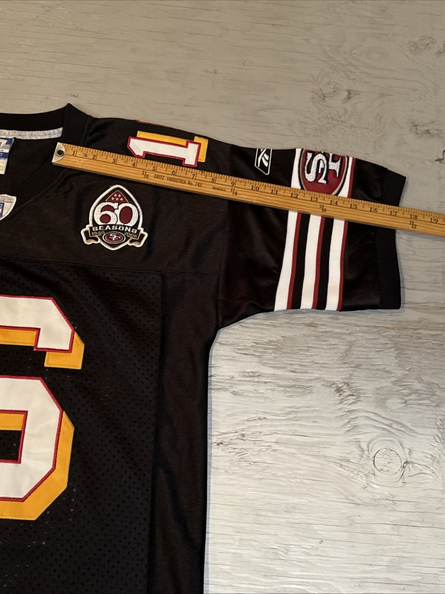 Reebok - 未使用 Reebok NFL 49ers JOE MONTANA ユニフォーム Throwback San Fransisco 49ers #16 Joe Montana Jersey Adult