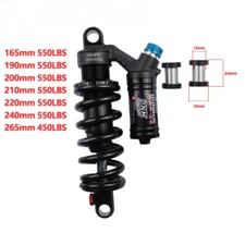 Mountain Bicycle DH Coil Rear Shock 190mm 200m 220mm 240mm 550Lbs Shock Absorber