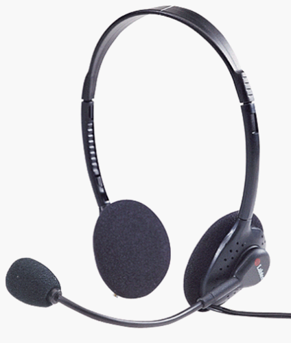 Quality Headset/Headphone + Microphone/Mic 8ft Cable/Cord 3.5mm Gold Plated 1/8" - Picture 3 of 5
