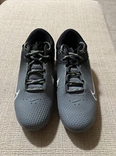 NEW! Womens US 11 NIKE HYPERDIAMOND 4 PRO MCS SOFTBALL CLEATS GREY/BLACK