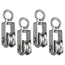 Cable Pulley Wheel Stainless Steel,Bearing Inside, Rope Pulley for Pulley System