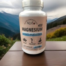 Triple Magnesium Complex - Magnesium Malate, Glycinate, Citrate - Muscle Health