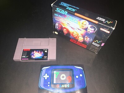 Star Trek: The Next Generation - Future's Past Super Nintendo SNES BOXED IN BOX