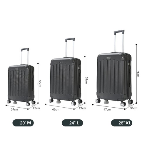 Koffer Reisekoffer Hartschale Kofferset Trolley Taschen Gepäck Handgepäck M-L-XL - Bild 284 von 344