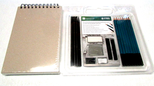 NEW Norberg & Linden Drawing 19 pc Set + Pencils + Sketch Pad - Picture 5 of 5