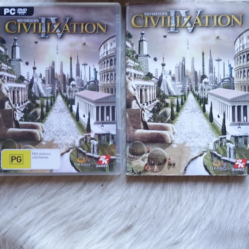 CIVILIZATION IV Game BOX Game CIVILIZATION Manual Turn Based Strategy Game PC - Image 3 of 4