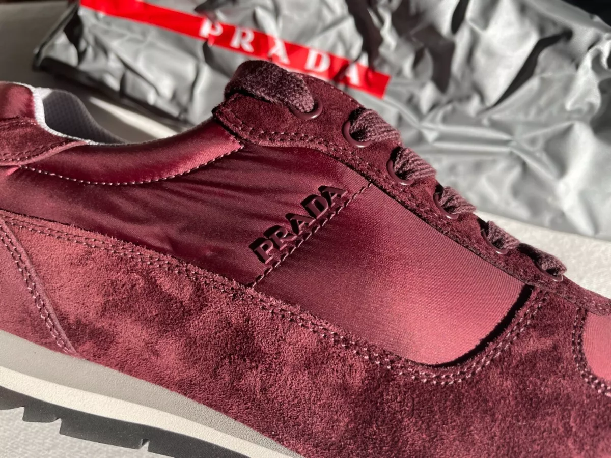 Shop PRADA 2022-23FW Blended Fabrics Street Style Leather Logo Sneakers by  AceGlobal | BUYMA