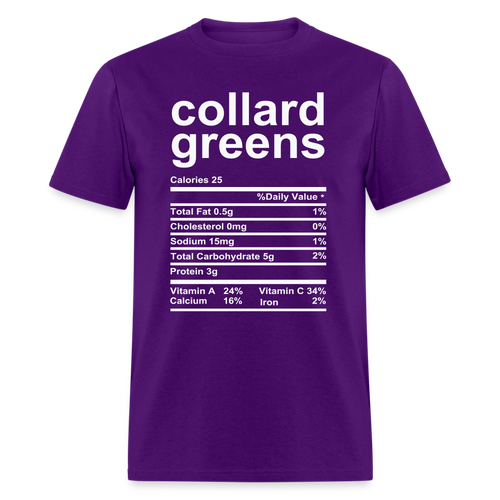 Collard Greens Nutrition Facts T-Shirt - Picture 14 of 71