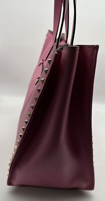 Valentino Rockstud Large Soft Leather Tote Bag in Pink | eBay