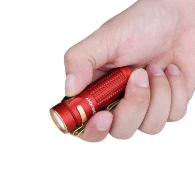 Olight Baton 3 Red Watperproof Rechargeable LED Flashlight