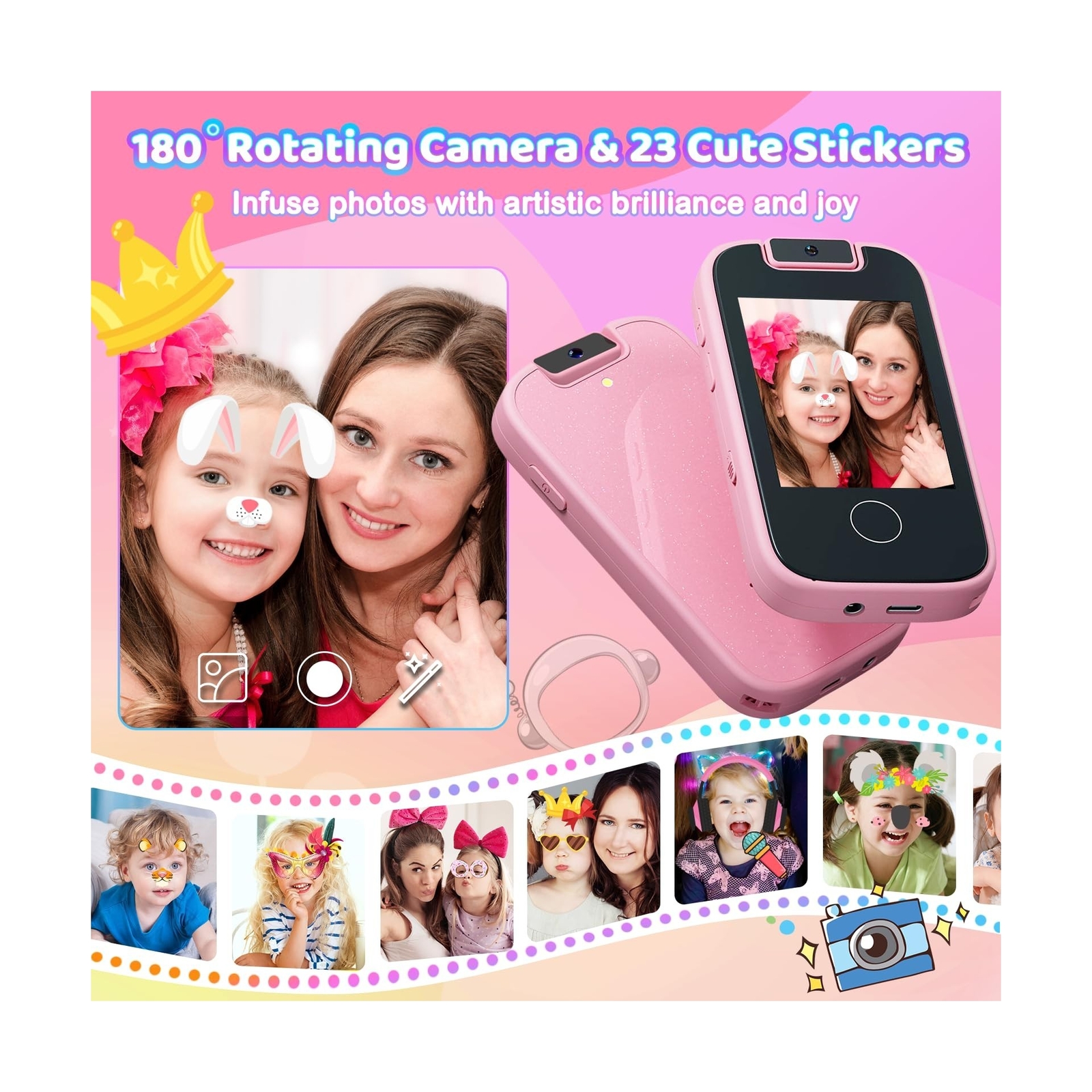 Kids Smart Phone For Girls Christmas Birthday Gifts For 3 4 5 6 Year kids-smart-phone-for-girls-christmas-birthday-gifts-for-3-4-5-6-year