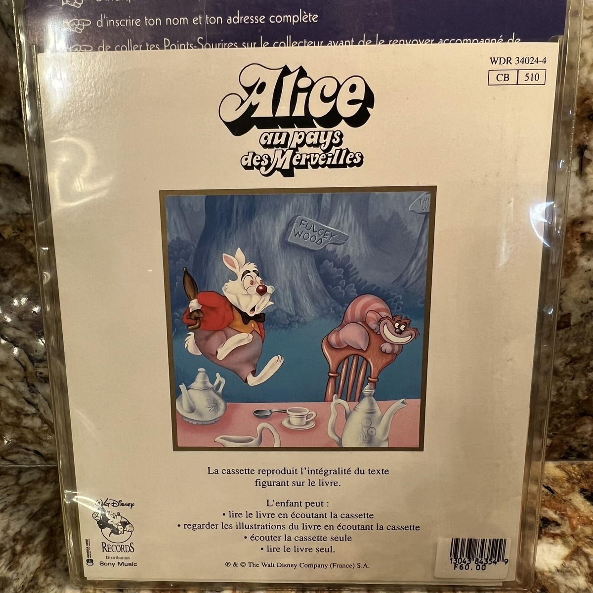 Rare Disney's Alice au pays des In Wonderland Read-Along Rare Disney's Alice au pays des In Wonderland Read-Along