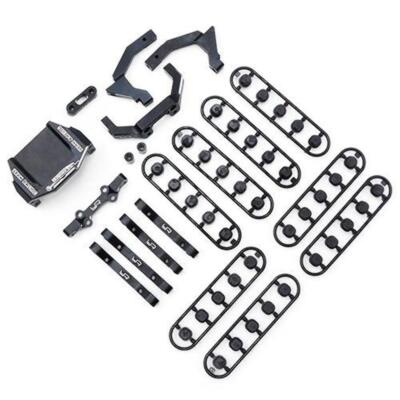 New Yeah Racing Aluminum Suspension /Steering Performance Upgrade Black YKYD-S02