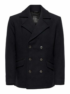 only and sons peacoat