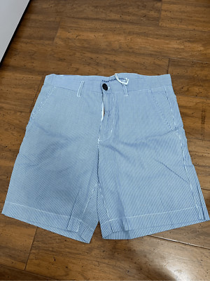 Southern proper patriot blue ticking stripe shorts