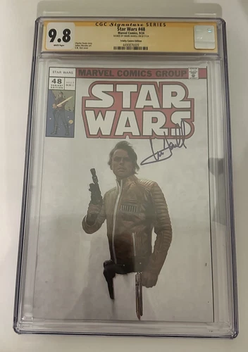 Mark Hamill Signed Star Wars #48 EM Gist Trinity Comics Ed CGC 9.8 Signature