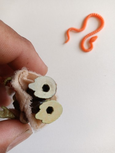 Vintage Star Wars Action Figure ESB Yoda w/Orange Snake & cane 1980 - Picture 3 of 7