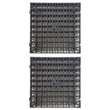 2 x Black Plastic Gravel Grass Grid Paver Base Protection Parking Base Driveways