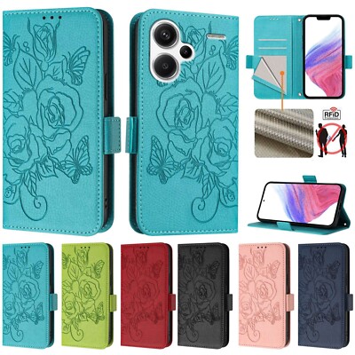 For Xiaomi Redmi K60 K70E Note 12R 13 Pro PU Leather Flip Holder Wallet Case
