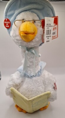 Cuddle Barn 14'' Mother Goose Animated Talking Plush Recites 7 Nursery Rhymes NEW