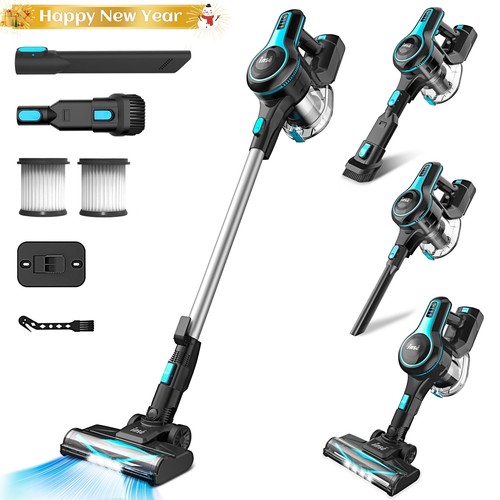 INSE Lightweight Cordless Stick Vacuum Cleaner 28kPa with 48min Runtime for Carp - Bild 1 von 5