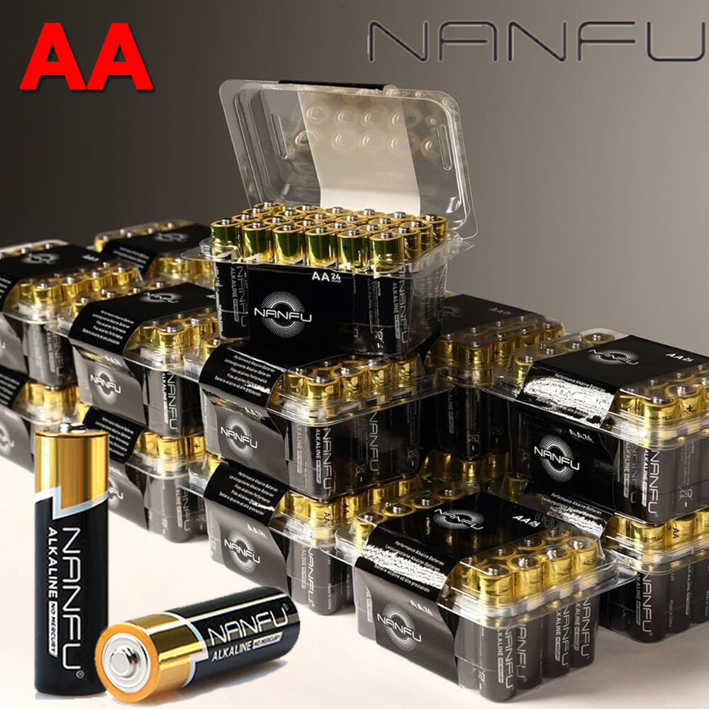 Nanfu 1.5V Alkaline AA Batteries High Quality lot