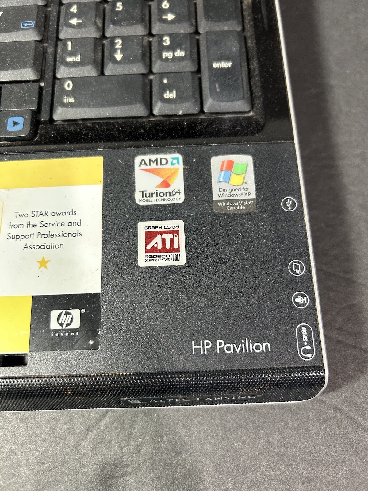 HP Pavilion dv8000 17" Laptop Windows XP NOT WORKING PARTS eBay