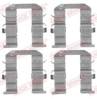 Quick Brake 109-1758 ZubehÖRsatz, Scheibenbremsbelag Hinterachse FÜR KIA