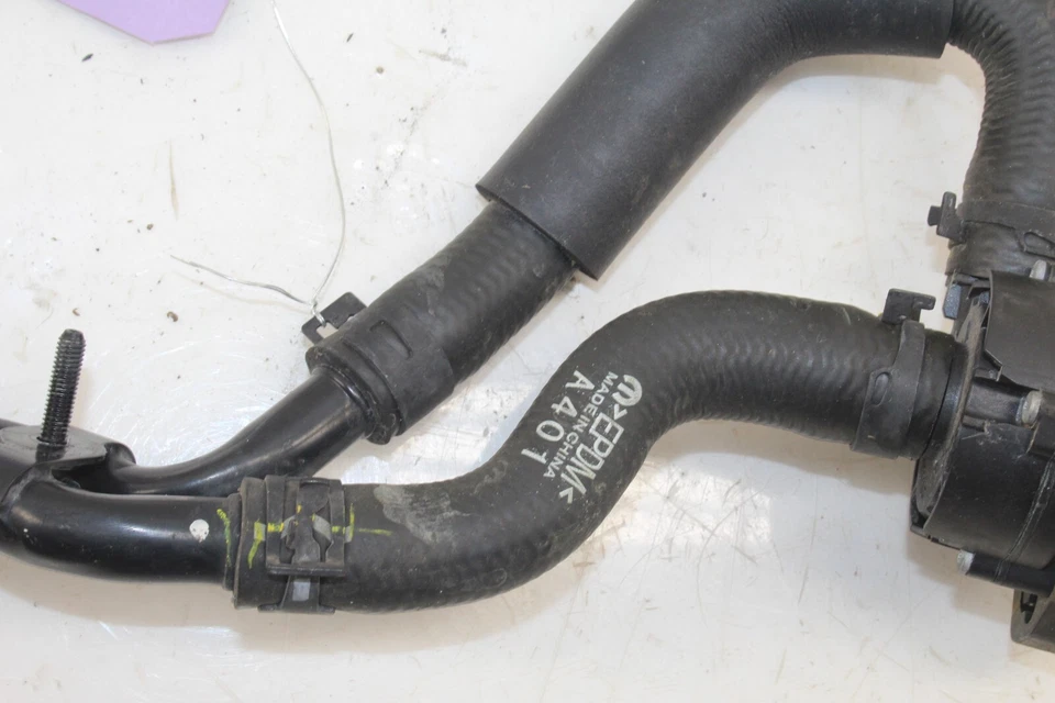 2017-2019 Fiat 124 Spider Auxiliary Water Pump W/ Hoses 0392023226 OEM - Image 3 of 4