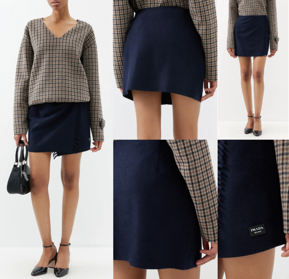10SS PRADA wrap mini skirt プラダ ラップスカート 10SS PRADA wrap mini skirt プラダ ラップスカート