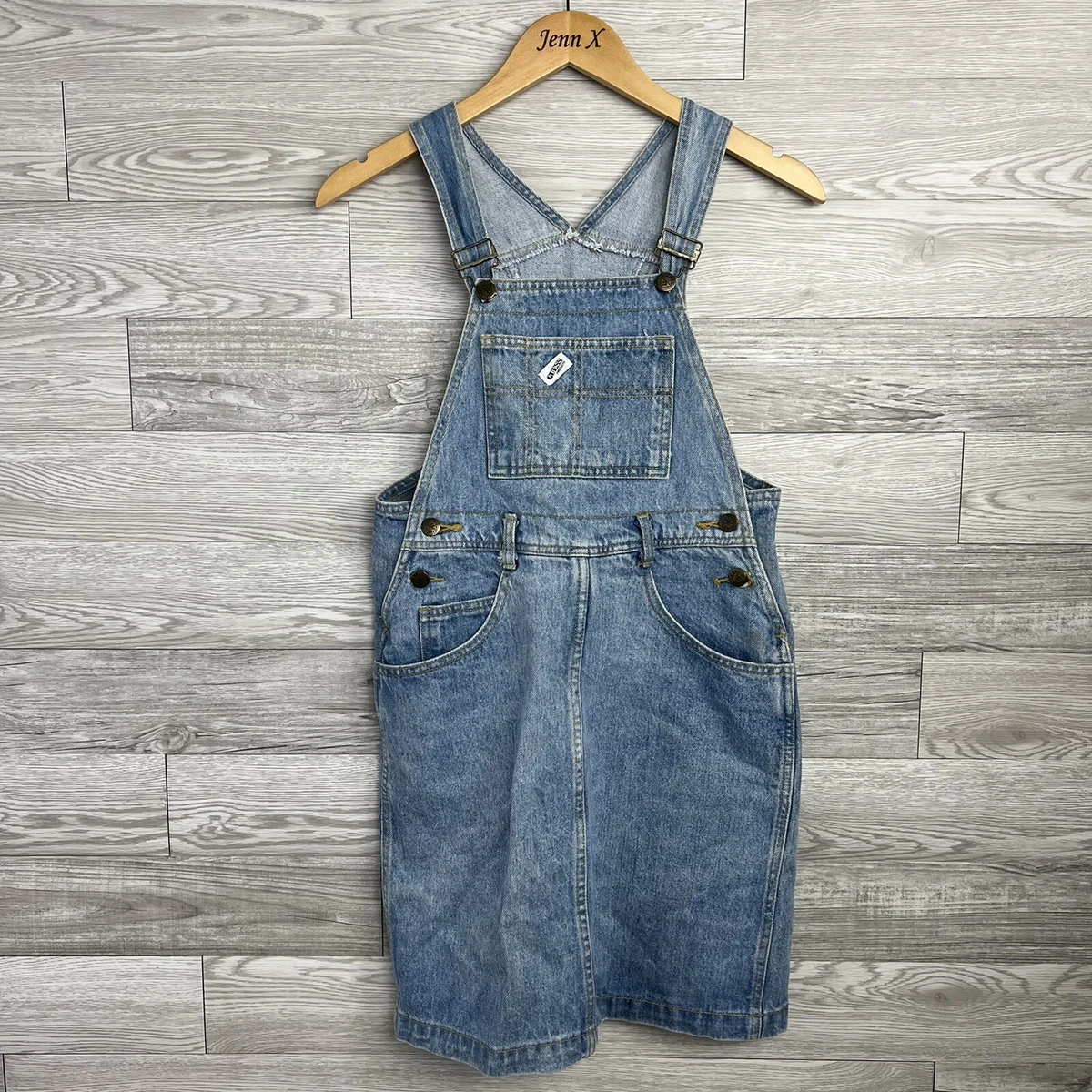 Denim bib sale skirt