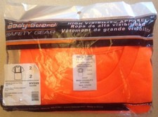 MEN'S L CLASS 2 ORANGE SAFETY SHIRT ANSI/ISEA 107-2010