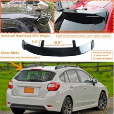 For 12-16 Subaru Impreza Hatch Glossy Black Gt-style Rear Roof Spoiler Universal