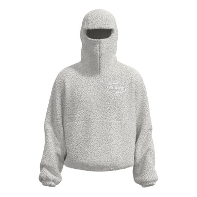 HOODIE FLEECE TEDDY CREM-WHITE
