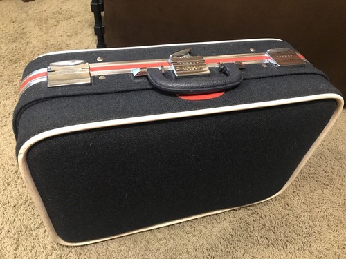 VINTAGE SKYWAY TWEED blue and red 