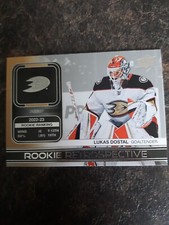 2023-24 Upper Deck Series 1 Rookie Retrospective Lukas Dostal Card# RR-12