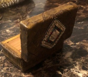 Vintage-Wooden-Jewelry-Tinker-Box-with-Mirror-Carved-Decoupage-Top-amp-Front
