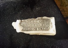 ANTIQUE BOTTLE SHARD Authentic SEAGLASS 19th Century Indianola, Texas ARTIFACT