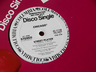 CHICAGO~ STREET PLAYER~ NEAR MINT~ PROMO~ RARE~ COLUMBIA