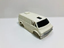 TYCO RARE! ( 1 )  DODGE VAN TEST SHOT White Body with " CHROME BUMPERS "  UNIQUE