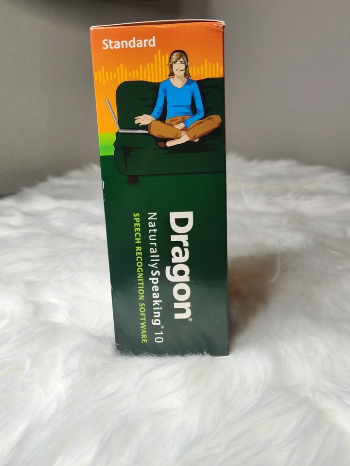 Dragon Naturally Speaking 10 Standard Speech Recognition Software (PC) SEALED - Image 2 of 4