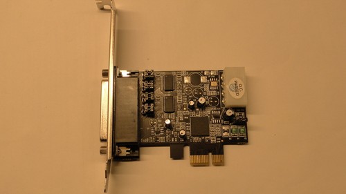 PCIe Parallel Port Expansion Card, PCI Express to DB25 LPT Converter Adapter - 第 1/3 張圖片