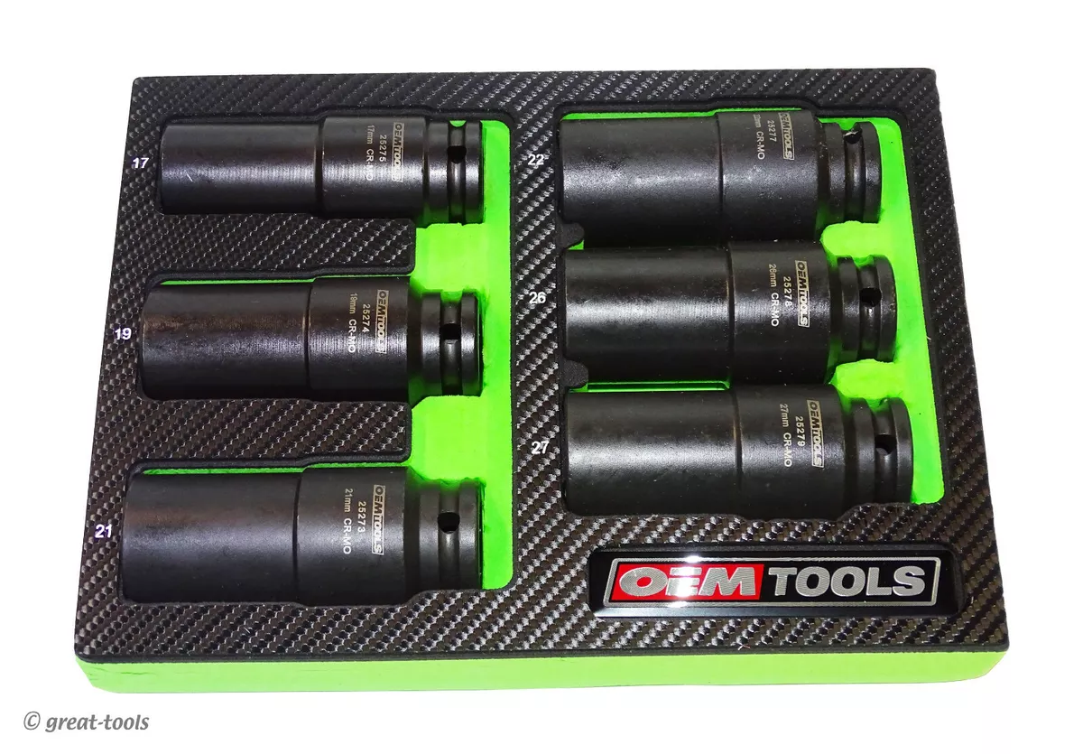 HARMONIC BALANCER IMPACT SOCKET SET Crank Bolt Tool High Mass Sockets