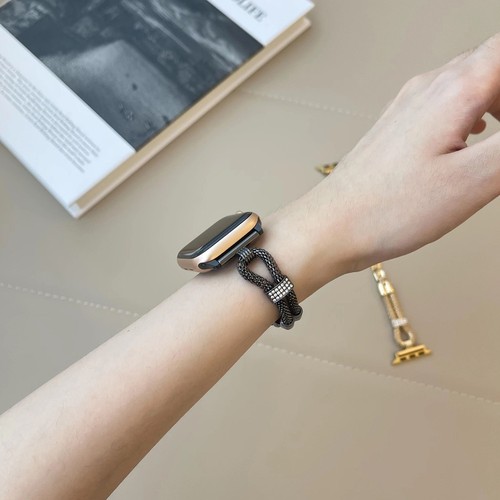 Correa delgada de metal diamante Ultra SE para Apple Watch Series 10 9 8 7 6 5 4 - Imagen 12 de 34