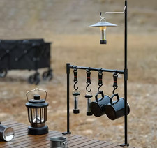 Camping Lantern Stand for Table, Adjustable Aluminum Alloy Camping Light Pole