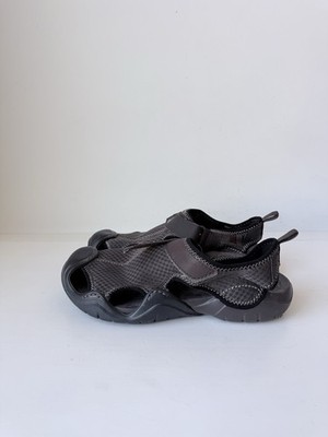 Crocs Men s Swiftwater Deck Water Sandals Brown Mesh Upper Trail River Sz 9