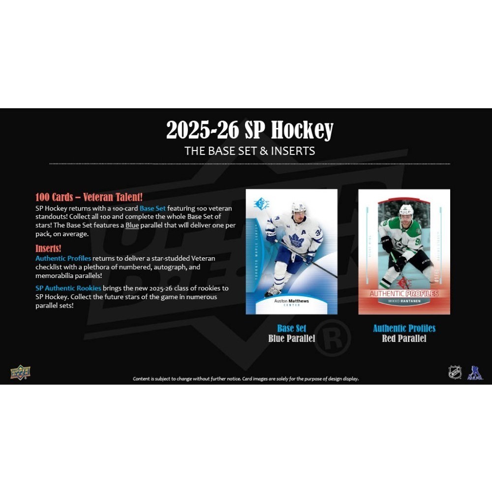 UPPER DECK SP HOCKEY 2025-2026 BLASTER | eBay