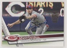 2018 Topps 27/49 Adam Duvall (2017 Topps) #17T-128 Auto h3a